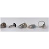 Image 9 : Group of Sterling Silver Rings