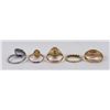 Image 6 : Group of 10k Gold Rings