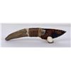 Image 3 : Bo Earls Handmade Obsidian Horn Handle Knife