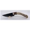 Image 2 : Bo Earls Handmade Obsidian Horn Handle Knife