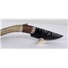 Image 7 : Bo Earls Handmade Obsidian Horn Handle Knife