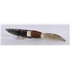 Image 2 : Bo Earls Handmade Obsidian Horn Handle Knife