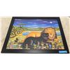 Image 1 : Framed Print "Paradis 97C" (Aprox 35" x 27")