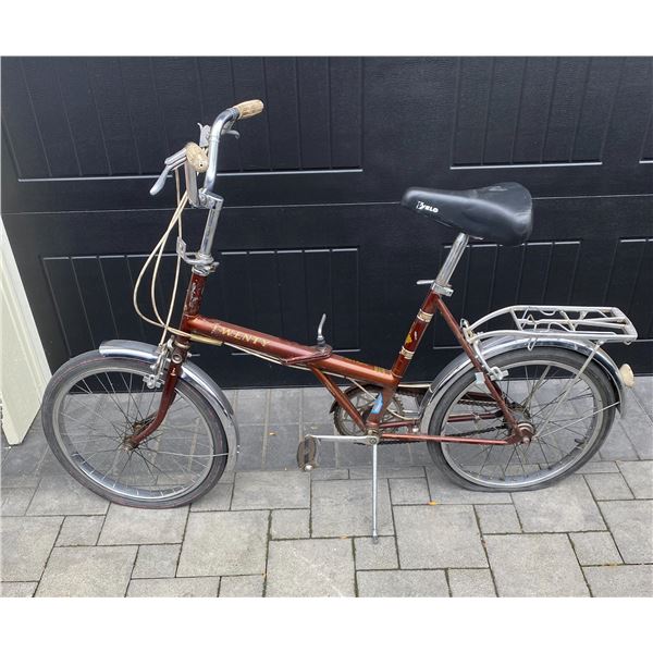 Old Raleigh 20 1970's Raleigh Twenty Folding Bike 3 Speed (Made in England)