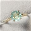 Image 2 : $1615 10K Natural Colombia Emerald(1.2ct) Ring