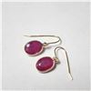 Image 1 : $1240 10K Ruby(4ct) Earrings