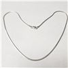 Image 1 : Silver Snake Chain 16" Necklace