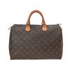 Image 1 : Louis Vuitton Brown Monogram Canvas Leather Speedy 35 cm Handbag