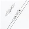 Image 6 : Yukiko 18k White Gold Wavy 0.12 ctw Round Diamond Pendant Necklace w/ Box Chain