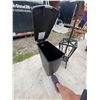 Image 13 : METAL COAT RACK AND STEP OPEN TRASH CAN