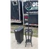 Image 4 : METAL COAT RACK AND STEP OPEN TRASH CAN