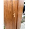 Image 10 : WOODEN STORAGE CUPBOARD - TALL