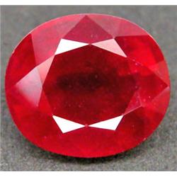 5.8ct RARE Superior Top Blood Red Madagascar Ruby AAA Big CLEAR RETAIL $5750 (GEM-4956)