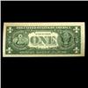 Image 2 : 1969 RARE $1 Bill Printing Error (COI-1883)