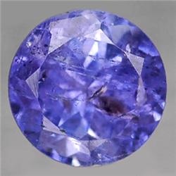 0.75ct VERY RARE  Round Cut Top AAA Blue Natural Tanzanite RETAIL $875 (GEM-7350)