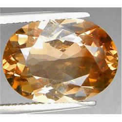 9.09ct RARE Oval Cut Top AAA Imperial Topaz VVS RETAIL $6500 (GEM-8400)
