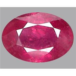1.95Ct Top AAA Mozambique Pink Red Ruby VS Oval Cut  RETAIL $1850 (GEM-8283)