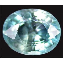 0.95ct RARE Fabulous  Sea Foam Blue Zircon Unheated CAMBODIA VS RETAIL $850 (GEM-7686)