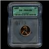 Image 3 : 1957 US Lincoln Proof Cent Coin Graded PR69 Red (COI-4172)