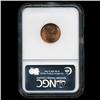 Image 4 : 1958 US Lincoln Cent Gem+ MS66 Red NGC (COI-4176)