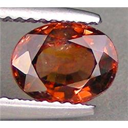 1.65ct RARE  Fine Oval Brown Zircon VVS (GEM-8206)