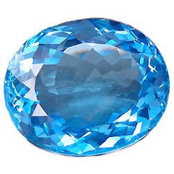 15.10ct RARE  Classy Pear  Sky Blue Quartz FLAWLESS (GEM-8933)