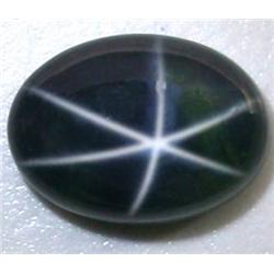0.92ct 6 Ray Blue Natural Star Sapphire Oval  (GEM-4758)