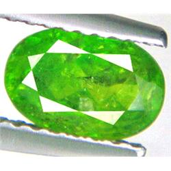 1.25ct RARE  Dazzling AAA Horsetail Green Demantoid Garnet (GEM-8150)