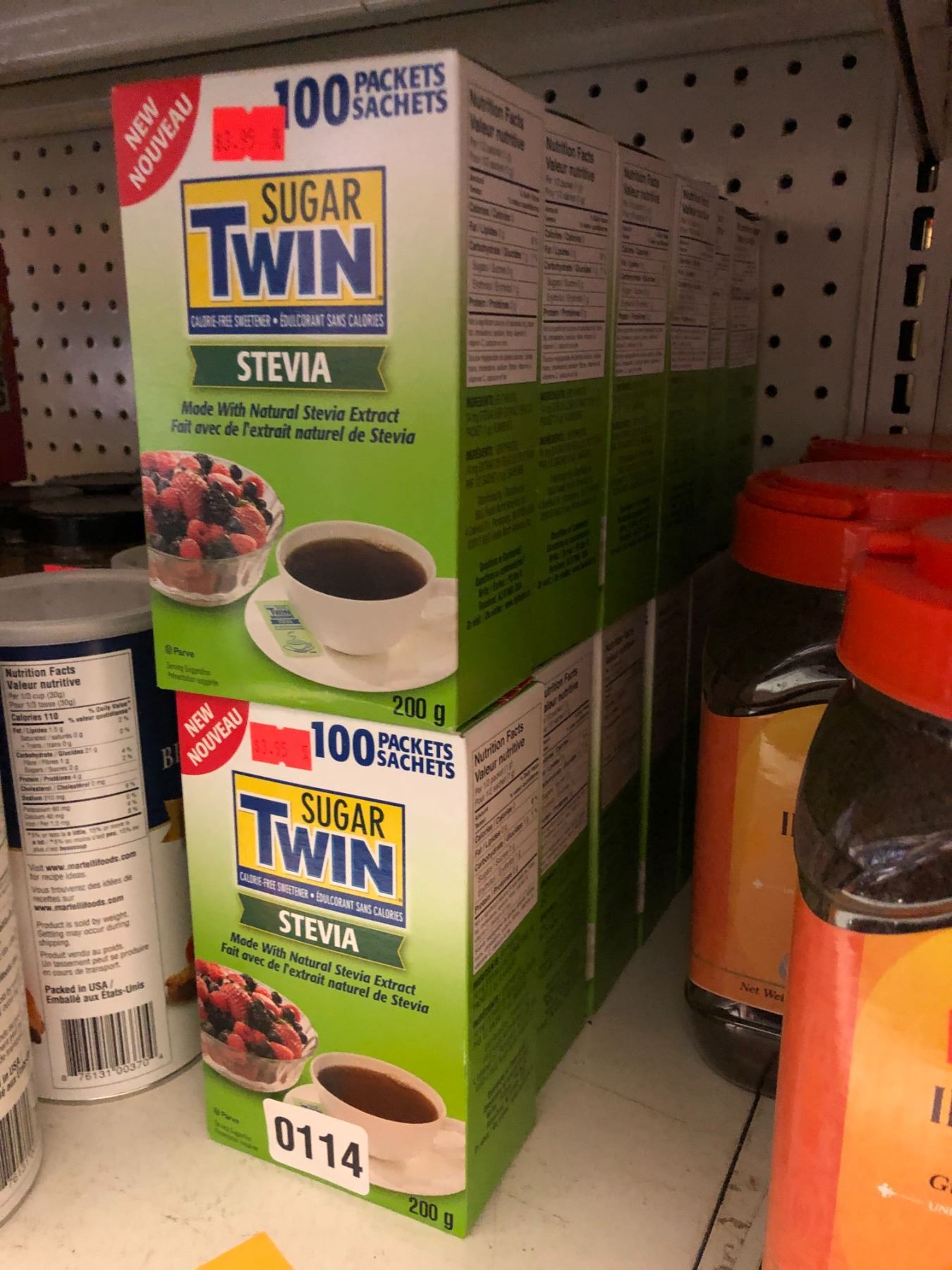 Approx. 12 boxes of 200g Stevia calorie-free sweeteners (100 packets in ...