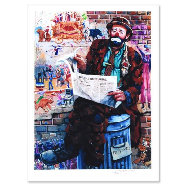 Barry Leighton-Jones (1932-2011), "Wall Street" Limited Edition Lithograph, Numbered and Hand Signed