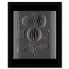 Image 1 : Victor Vasarely (1908-1997), "Manipur de la série Ondulatoires" Framed 1973 Heliogravure Print with 