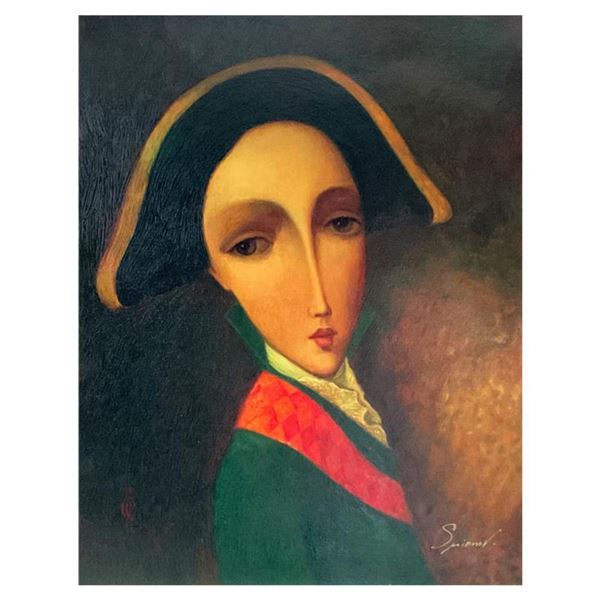 Sergey Smirnov (1953-2006), "Peter The Great: The Young Czar" Limited Edition Mixed Media on Canvas,