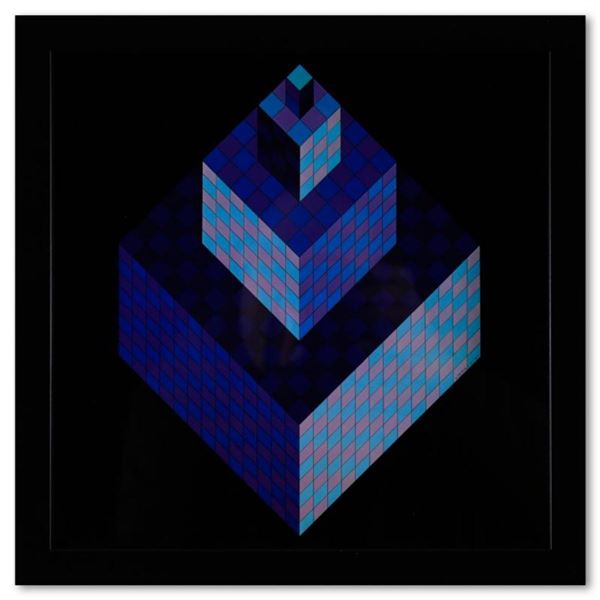 Victor Vasarely (1908-1997), "Axo - New York de la serie Structures Universelles De L'Hexagone" Fram