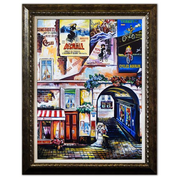 Alexander Borewko- Giclee on Canvas "A Quiet Street"