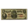 Image 1 : 1907 $5.00 Legal Tender Woodchopper VF