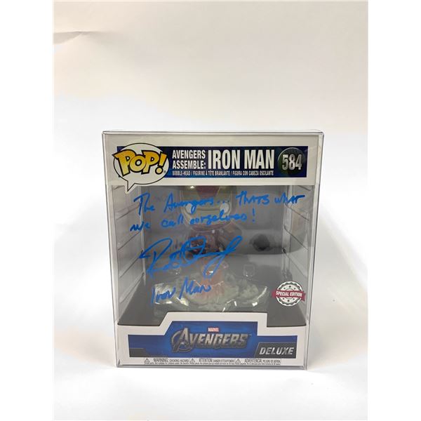 Signed Iron Man Beckett Funko