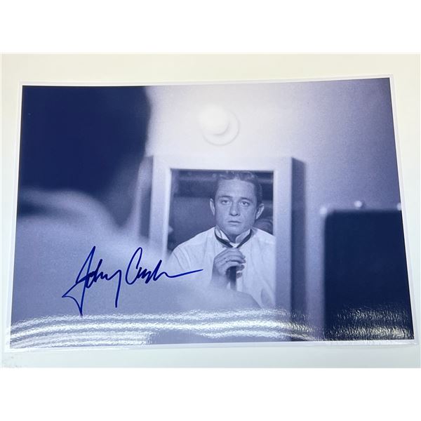 Autograph Signed Johnny Cash Photo