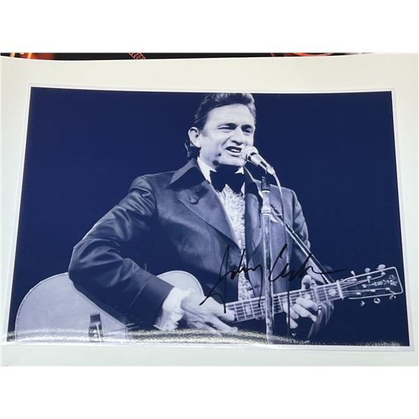 Autograph Signed Johnny Cash Photo