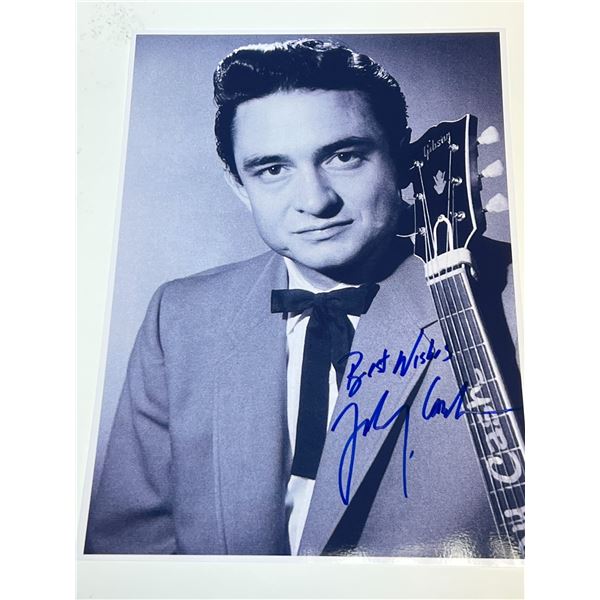 Autograph Signed Johnny Cash Photo