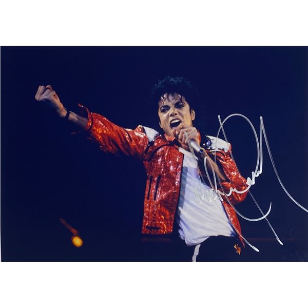 Autograph Signed Michael Jackson Photo