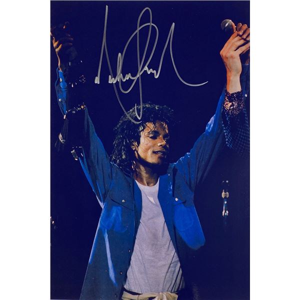 Autograph Signed Michael Jackson Photo
