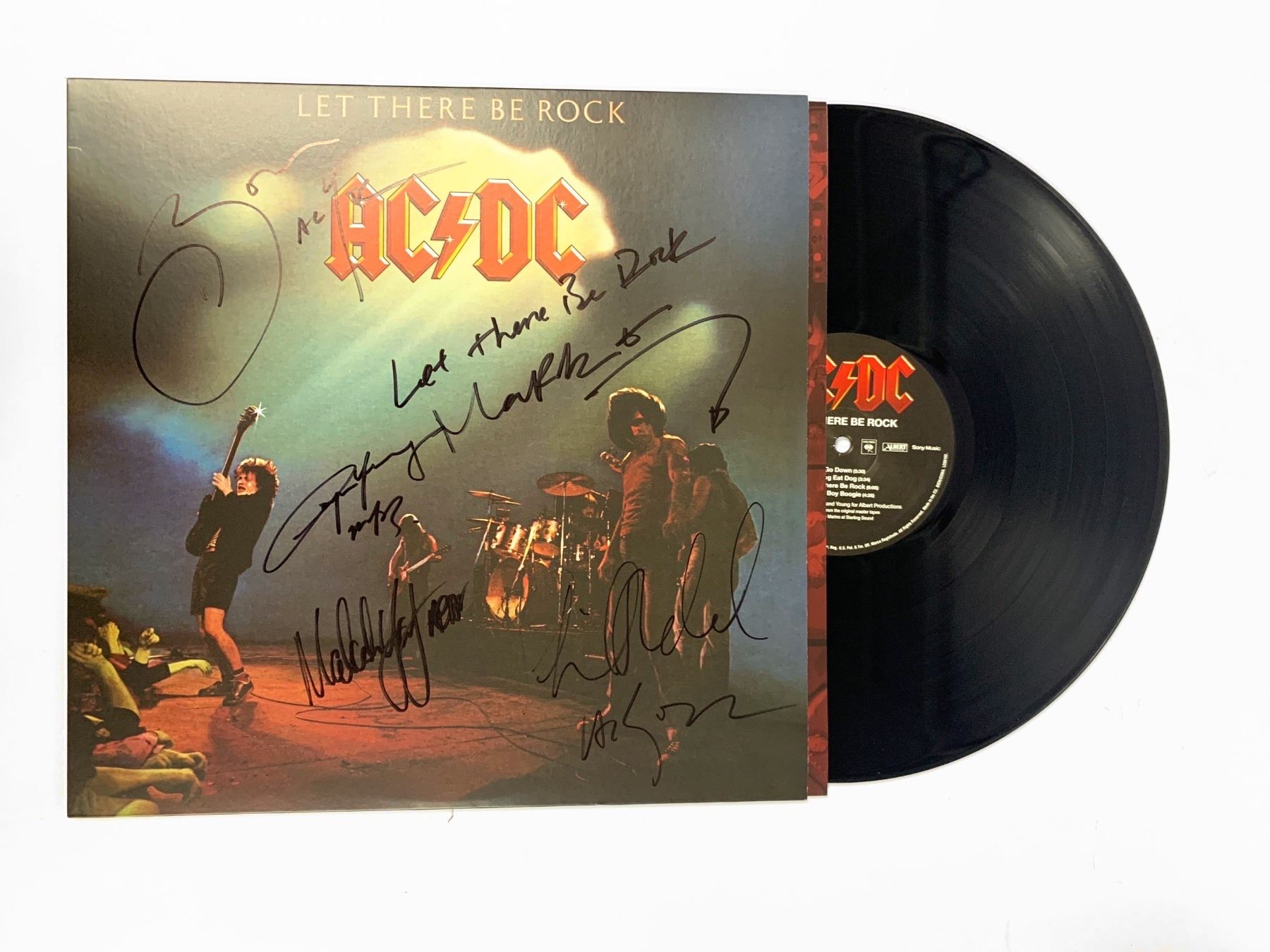 Autograph Signed ACDC Vinyl