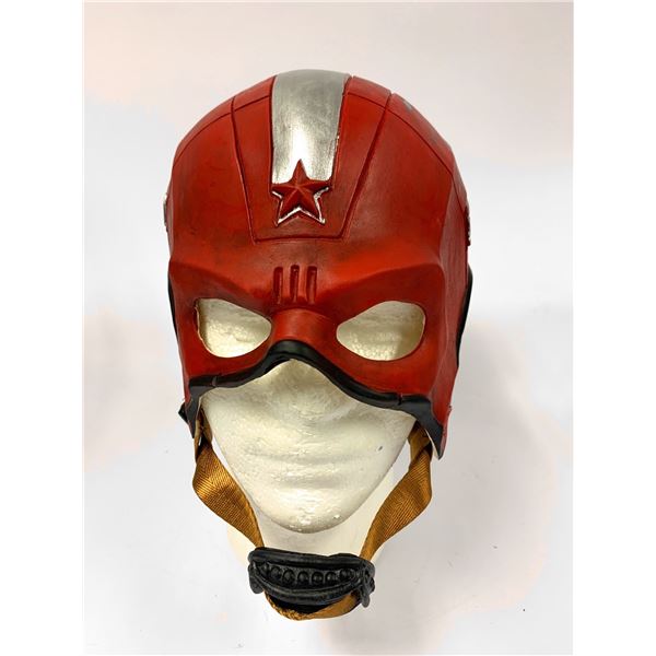 Autograph Signed Red Guardian Mask