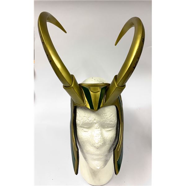 Autograph Signed Loki Helmet