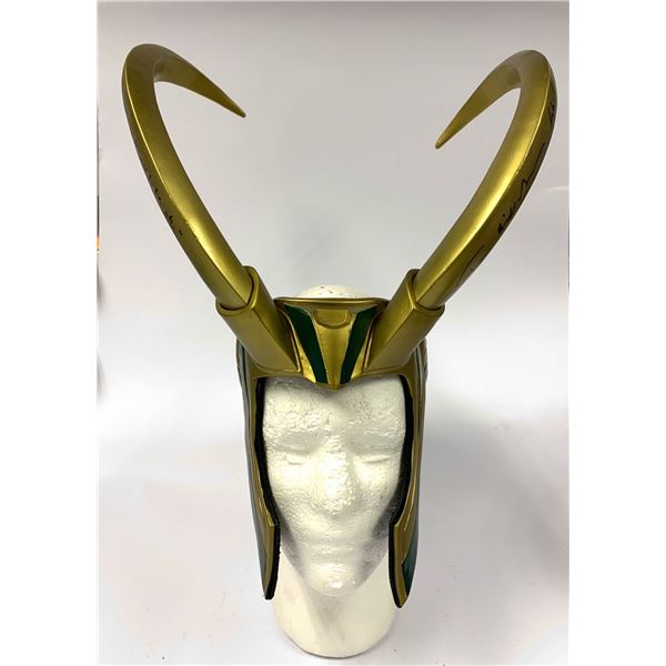 Autograph Signed Loki Helmet