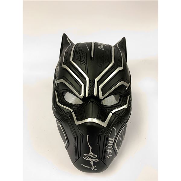 Autograph Signed Black Panther Helmet