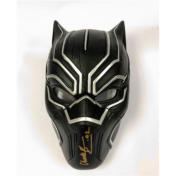 Autograph Signed Black Panther Helmet
