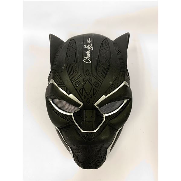Autograph Signed Black Panther Helmet