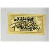 Image 1 : Autograph Signed Harry Potter Train Ticket