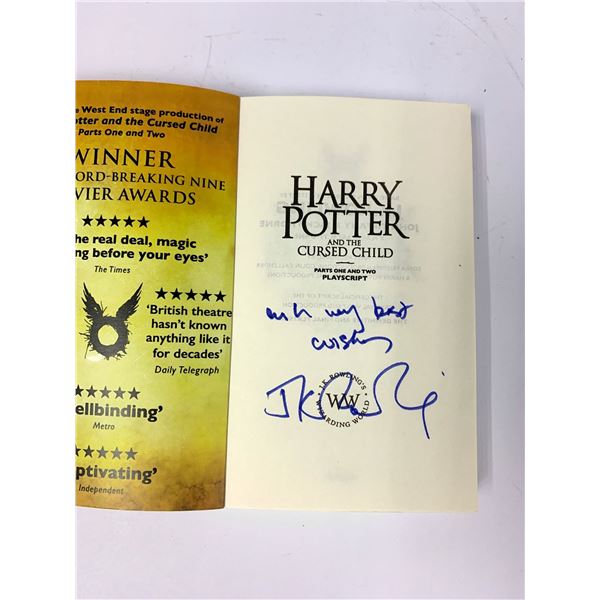 Autograph Signed Harry Potter Book